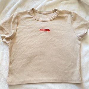 CHERRY LOS ANGELES baby tee